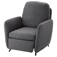 EKOLSUND - Recliner armchair, Gunnared dark grey , - best price from Maltashopper.com 09297186