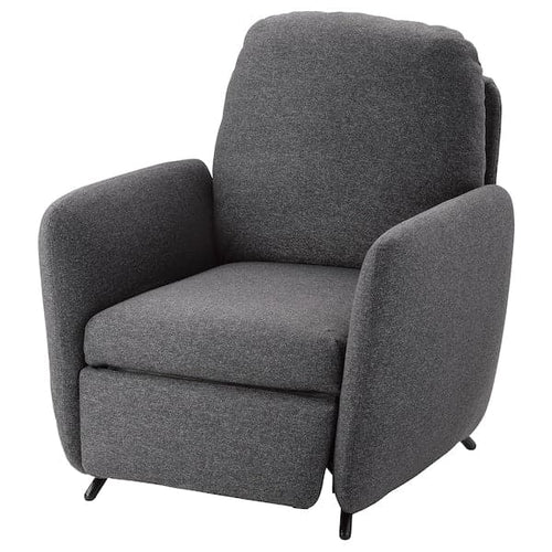 EKOLSUND - Recliner armchair, Gunnared dark grey ,