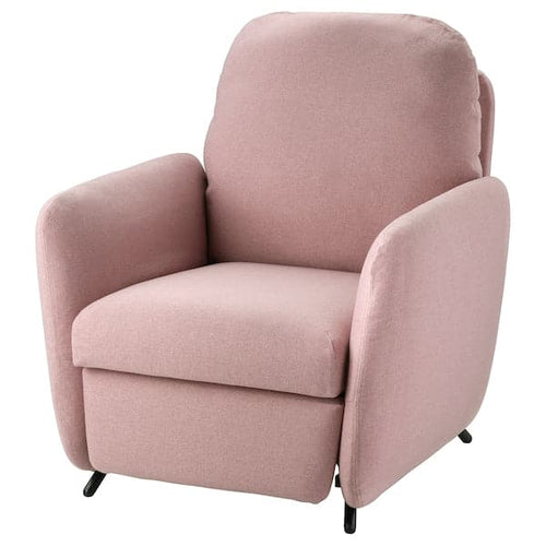 EKOLSUND - Recliner armchair, Gunnared light brown-pink ,