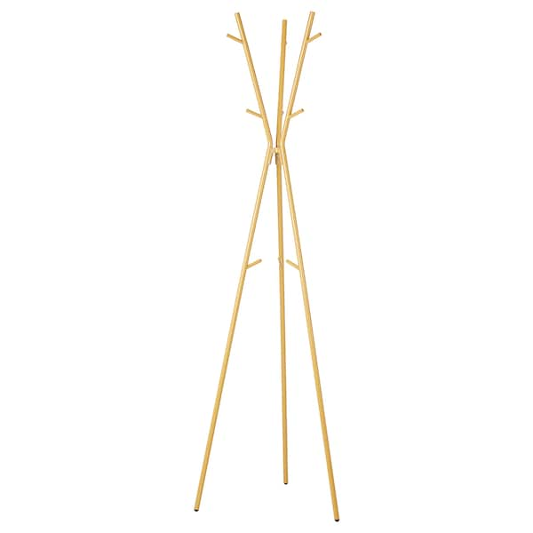 EKRAR - Hat and coat stand, dark yellow, 169 cm