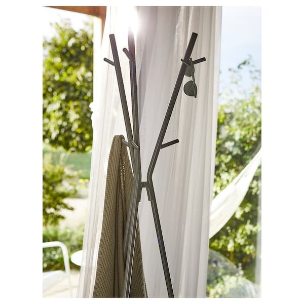 EKRAR - Hat and coat stand, grey-green