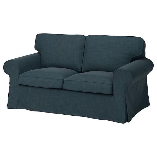 EKTORP - 2-seater sofa, Hillared dark blue , - best price from Maltashopper.com 69430521