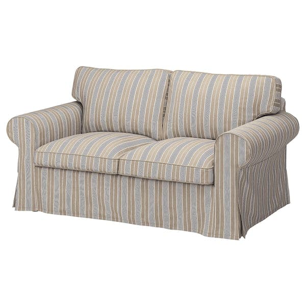 EKTORP - 2-seater sofa, Karlshov beige/multicolour ,