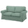 EKTORP 2-seat sofa, Tallmyra light green, 179x88x88 cm