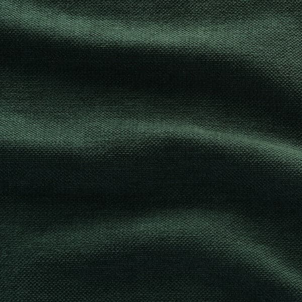 Ikea EKTORP - 3-seater sofa with chaise-longue/Tallmyra dark green ,