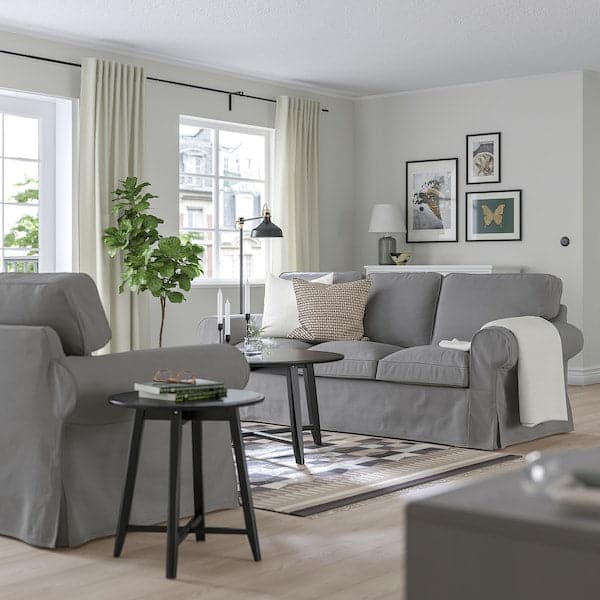 Ikea EKTORP - 3-seater sofa, Hakebo dark grey ,