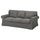 EKTORP - 3-seater sofa, Hakebo dark grey ,