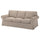 EKTORP 3-seat sofa, Tallmyra beige, 218x88x88 cm