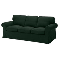 EKTORP - 3-seater sofa, Tallmyra dark green , - best price from Maltashopper.com 29430537