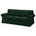 EKTORP 3-seat sofa, Tallmyra dark green, 218x88x88 cm
