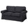 EKTORP cover for 2-seat sofa, Hillared anthracite