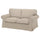 EKTORP cover for 2-seat sofa, Hillared beige