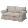 EKTORP cover for 2-seat sofa, Karlshov beige/multicolour