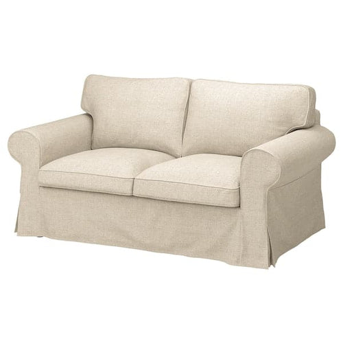 EKTORP - 2-seater sofa cover, Kilanda light beige ,