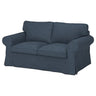 EKTORP cover for 2-seat sofa, Kilanda dark blue