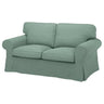 EKTORP cover for 2-seat sofa, Tallmyra light green