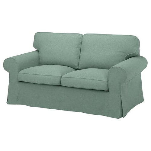 EKTORP - 2-seater sofa cover, Tallmyra light green ,
