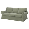 EKTORP cover for 3-seat sofa, Hakebo grey-green