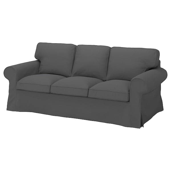 EKTORP 3-seater sofa lining - Grey Hallarp - Premium Sofas from Ikea - Just €258.99! Shop now at Maltashopper.com