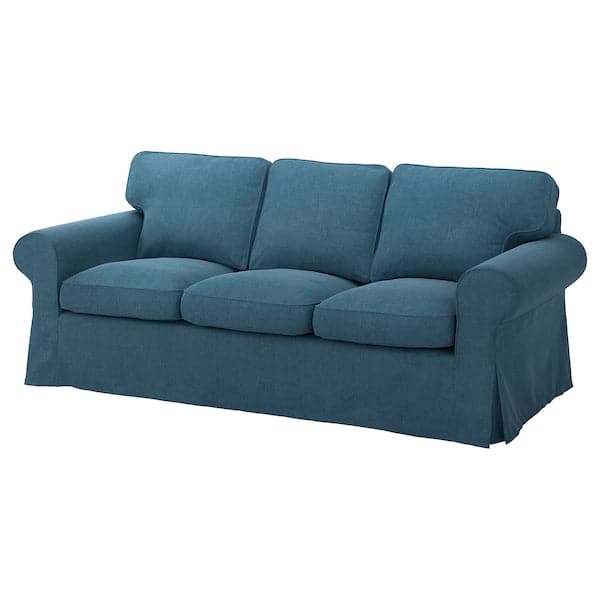 EKTORP - 3-seater sofa cover, Tallmyra blue , - best price from Maltashopper.com 90517065