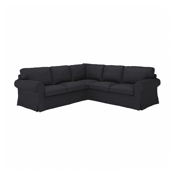 Ikea EKTORP - Corner sofa cover, 4 seater, Hillared anthracite ,