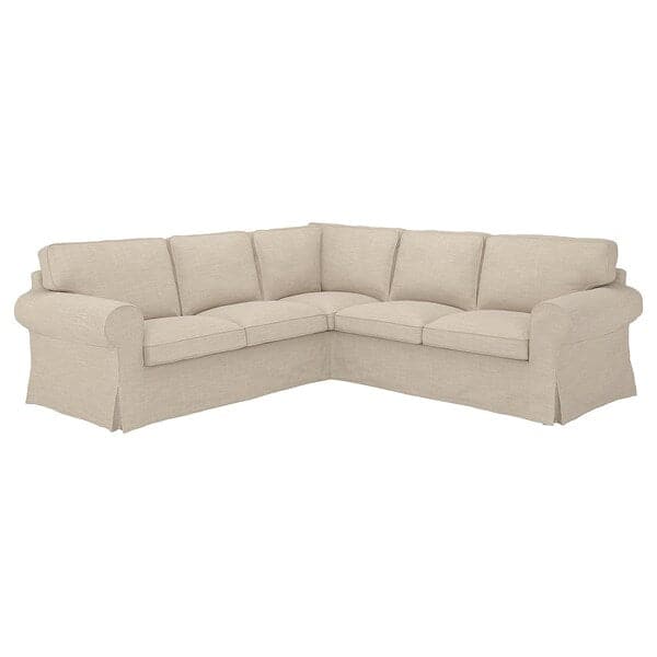 Ikea EKTORP - Corner sofa cover, 4 seater, Hillared beige ,