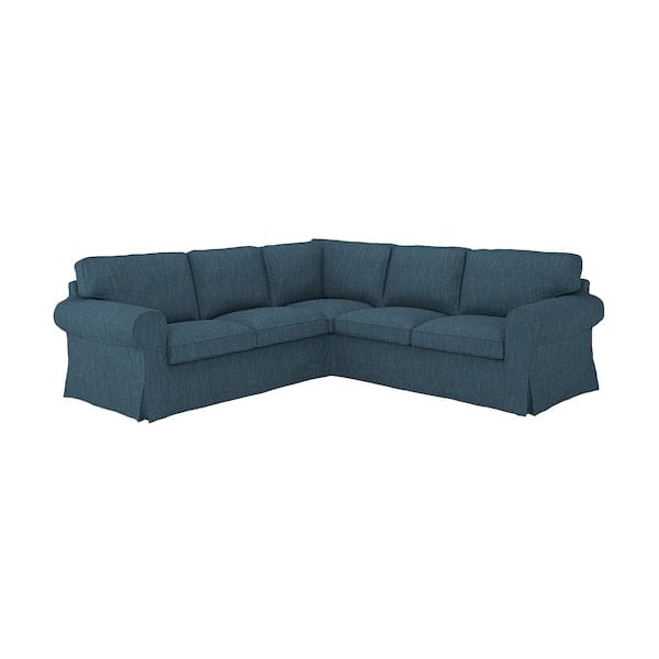 Ikea EKTORP - Corner sofa cover, 4 seater, Hillared dark blue ,