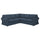 EKTORP - Corner sofa cover, 4 seater, Kilanda dark blue ,