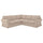 EKTORP - Corner sofa cover, 4 seater, Tallmyra beige ,