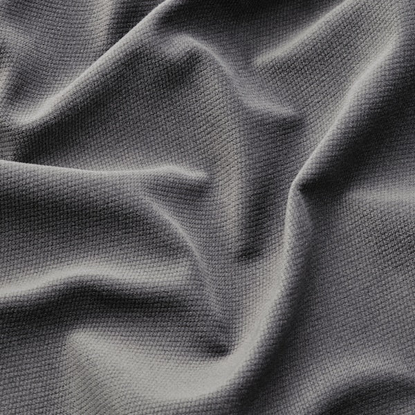 EKTORP - Armchair cover, Hakebo dark grey