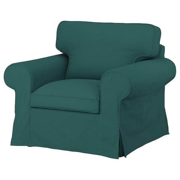 EKTORP Armchair Lining - Dark Turquoise Totebo - Premium Sofas from Ikea - Just €102.99! Shop now at Maltashopper.com
