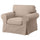 EKTORP armchair, Tallmyra beige, 104x88x88 cm