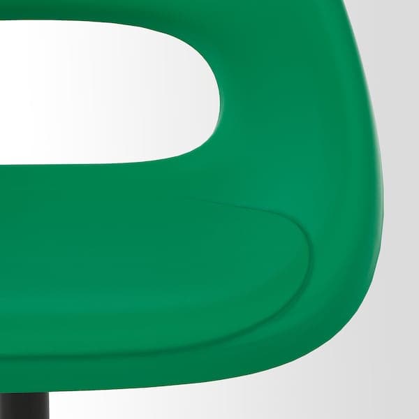 ELDBERGET / MALSKÄR - Swivel chair, green/black - best price from Maltashopper.com 19444422