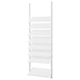 ELVARLI open storage combination, white, 92x36x222-350 cm