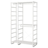ELVARLI wardrobe combination, white, 125x55x216 cm
