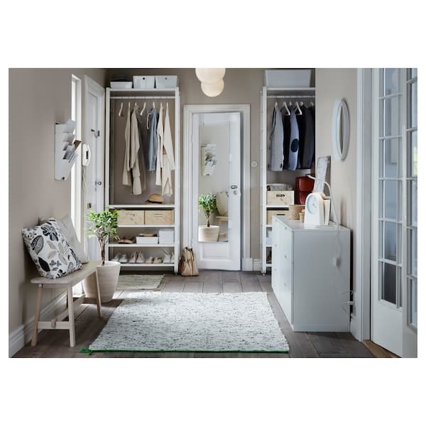 Ikea ELVARLI - Wardrobe combination, white, 84x40x216 cm