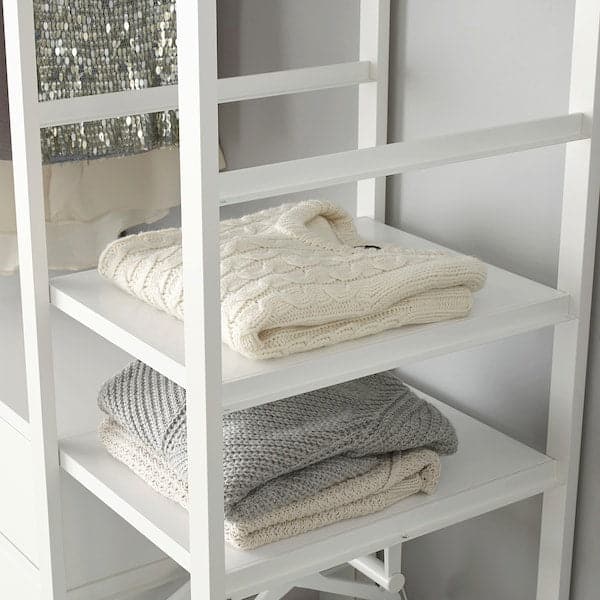 ELVARLI - Wardrobe combination, white, 165x55x216 cm - best price from Maltashopper.com 59157555