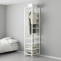 ELVARLI - Wardrobe combination, white, 44x55x216 cm - best price from Maltashopper.com 59158121