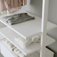 ELVARLI - Wardrobe combination, white, 92/92x222-350 cm - best price from Maltashopper.com 19157897