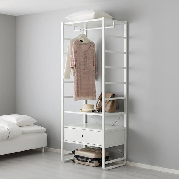 Ikea ELVARLI - Side unit, white, 51x216 cm