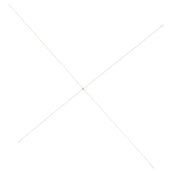 ELVARLI - Cross-brace, white, 80 cm - best price from Maltashopper.com 00309594