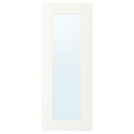 Ikea ENHET - Mirror door, white frame, 30x75 cm