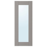 ENHET - Mirror door, grey frame, 30x75 cm - best price from Maltashopper.com 90457740