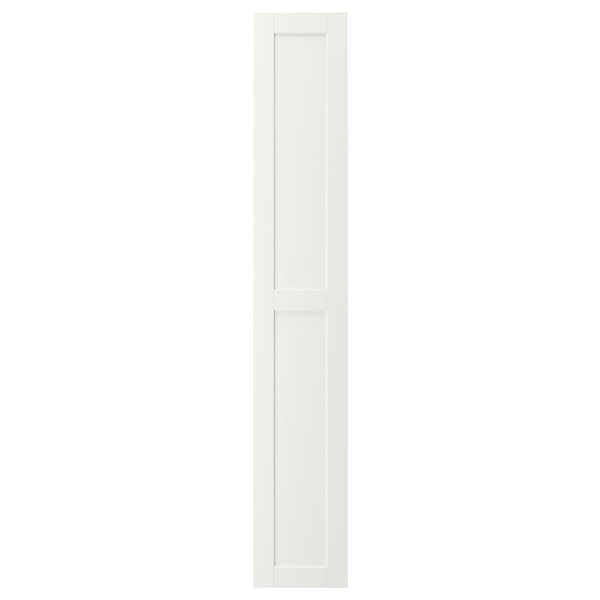 ENHET - Door, white frame, 30x180 cm - best price from Maltashopper.com 50457723