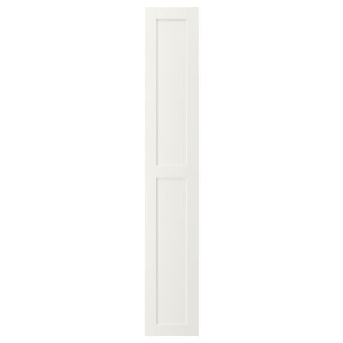 ENHET - Door, white frame, 30x180 cm