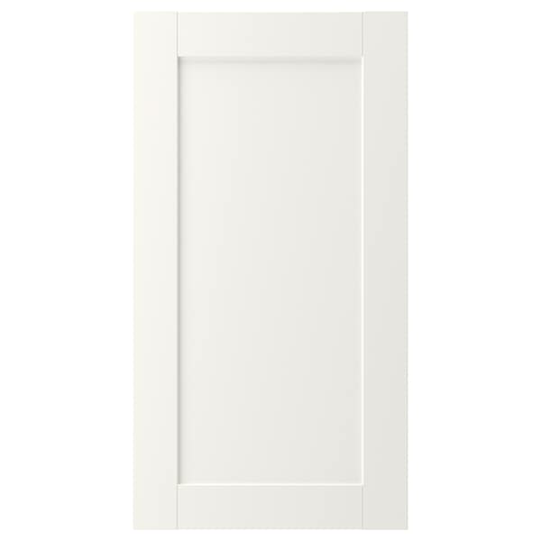 ENHET - Door, white frame, 40x75 cm - best price from Maltashopper.com 00457725