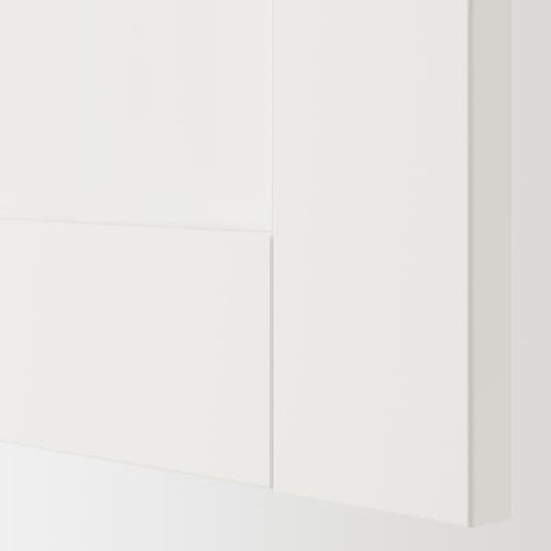 ENHET - Door, white frame, 60x135 cm