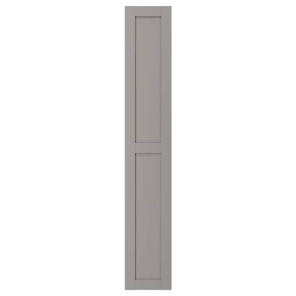 ENHET - Door, grey frame, 30x180 cm - best price from Maltashopper.com 60457666