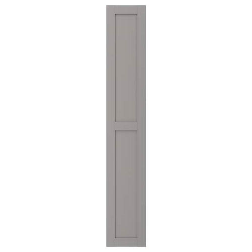 ENHET - Door, grey frame, 30x180 cm