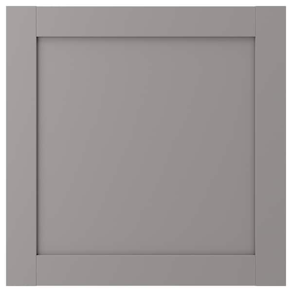 ENHET - Door, grey frame, 60x60 cm